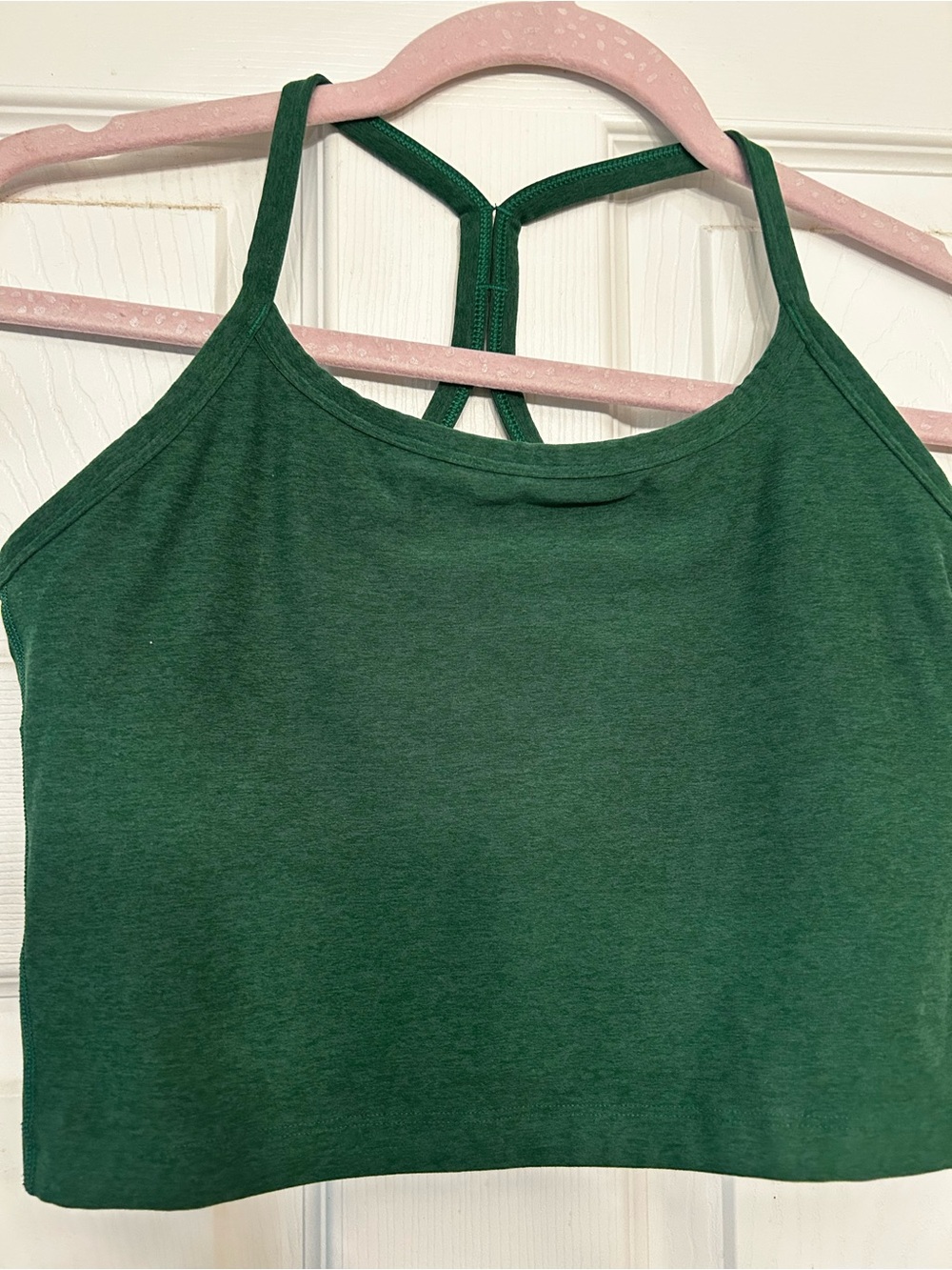 Beyond Yoga Emerald Green Racerback Crop Tank - Picture 4 of 7